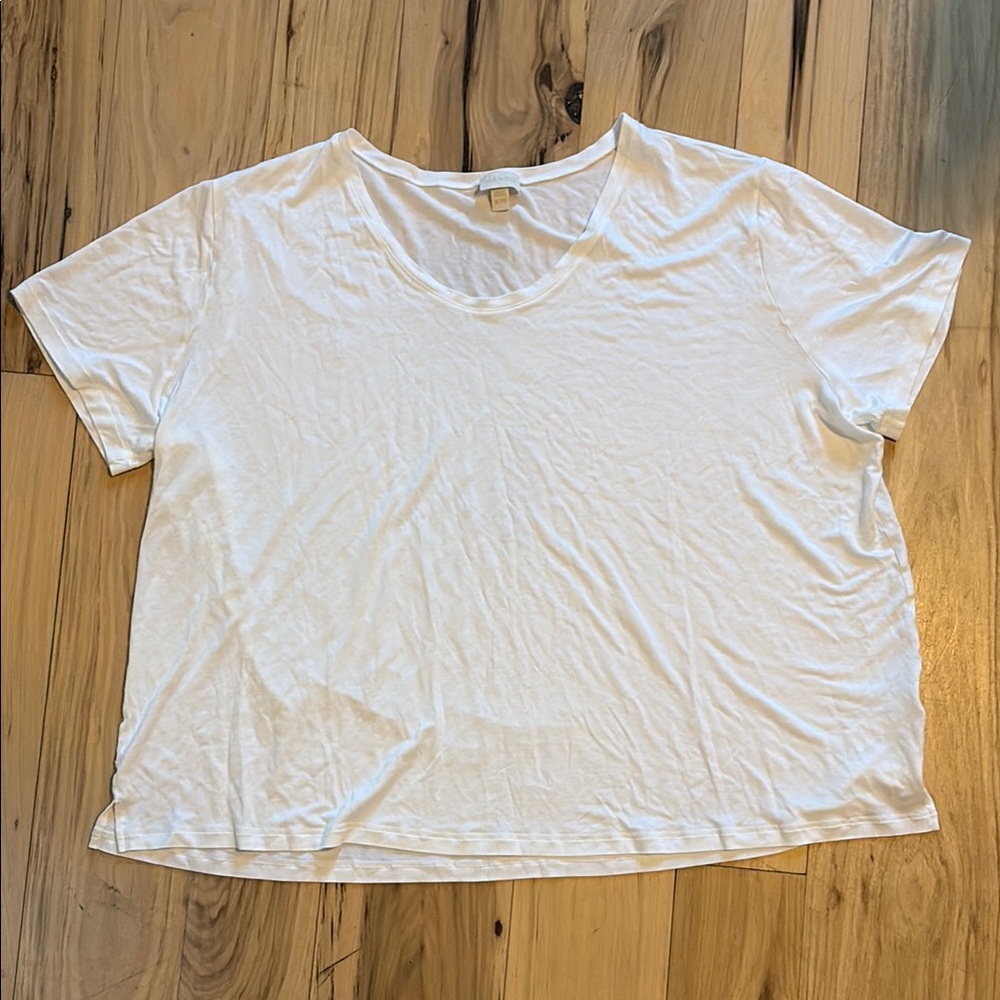 Hanro Soft White Short Sleeve Tee